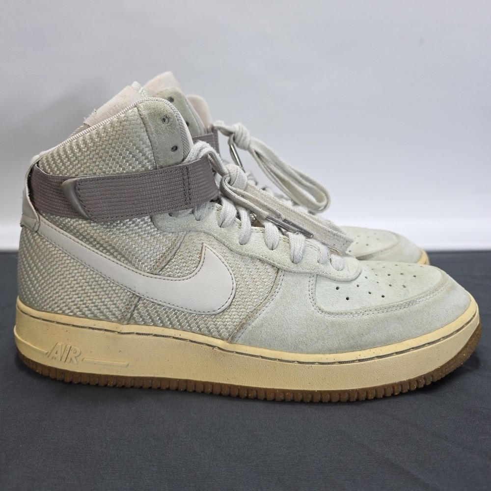 Nike Air Force 1 Hi Premium Light Bone 654440 004‎ Men's US Size 12 2015